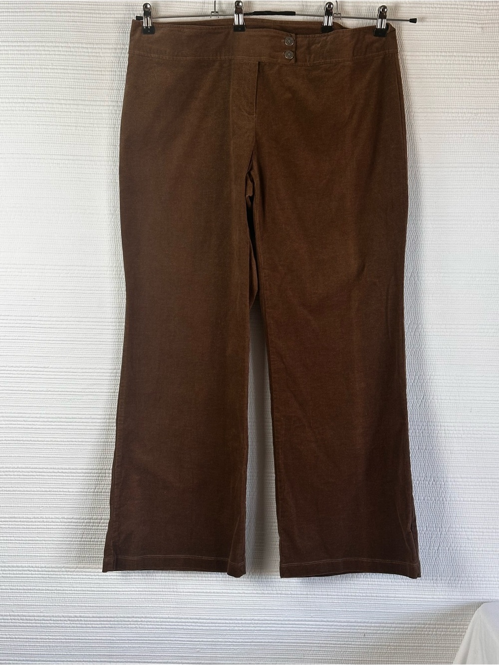 Vintage Talent USA Brown Corduroy Wide-Leg Pants 3XL 90s Academia Y2K